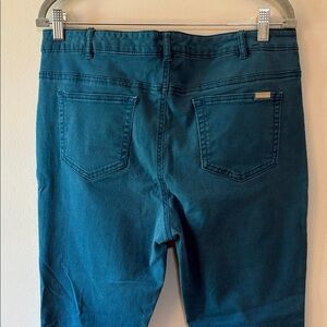 Jaclyn Smith Dark Teal Skinny Jeans